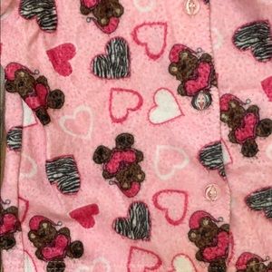 Angel Face Pajamas - Girls Fuzzy Teddy Bear Pajama Set Angel Face Pajamas - Girls Fuzzy Teddy Bear Pajama Set